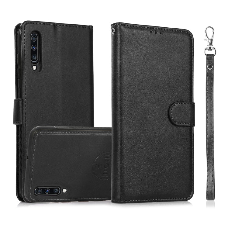 Calf Texture 2 in 1 Detachable Magnetic Back Cover Horizontal Flip Leather Case with Holder & Card Slots & Wallet & Photo Frame, For Samsung Galaxy A51 5G, For Samsung Galaxy A52 5G / 4G, For Samsung Galaxy A70, For Samsung Galaxy A71                  ...