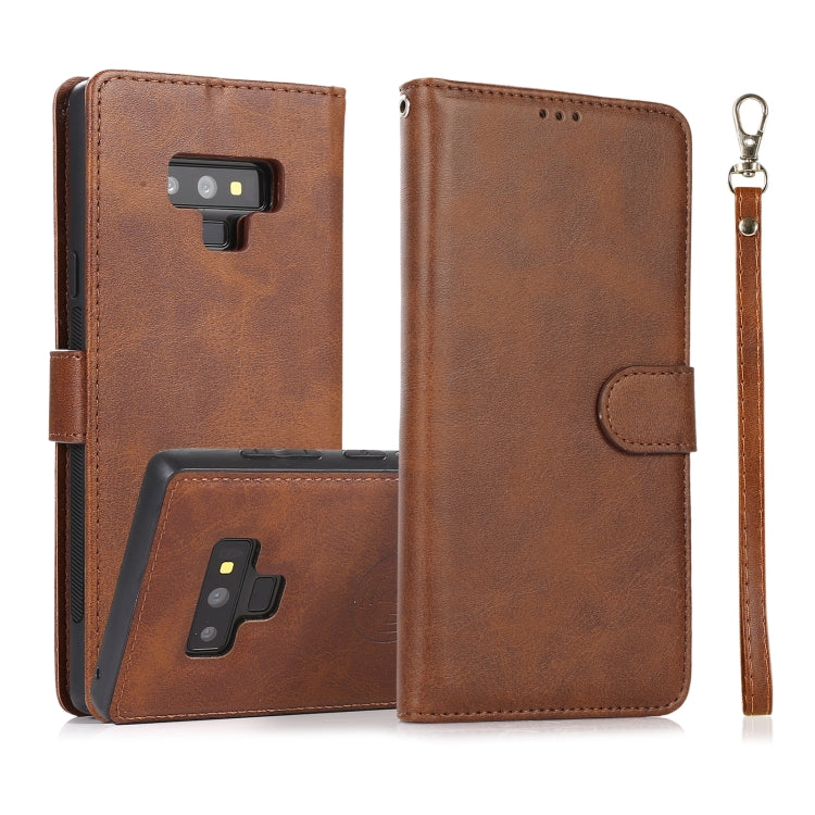 Calf Texture 2 in 1 Detachable Magnetic Back Cover Horizontal Flip Leather Case with Holder & Card Slots & Wallet & Photo Frame, For Samsung Galaxy A51 5G, For Samsung Galaxy A52 5G / 4G, For Samsung Galaxy A70, For Samsung Galaxy A71                  ...