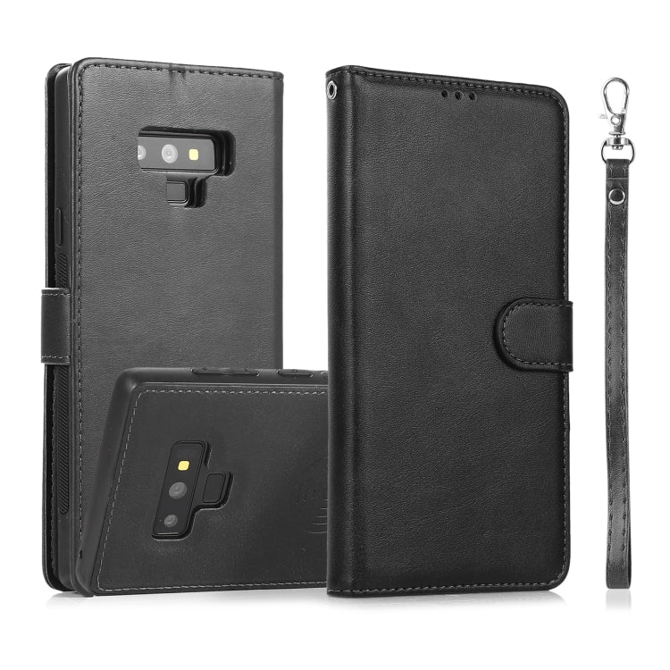 Calf Texture 2 in 1 Detachable Magnetic Back Cover Horizontal Flip Leather Case with Holder & Card Slots & Wallet & Photo Frame, For Samsung Galaxy A51 5G, For Samsung Galaxy A52 5G / 4G, For Samsung Galaxy A70, For Samsung Galaxy A71                  ...