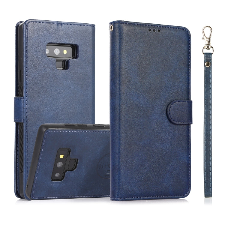 Calf Texture 2 in 1 Detachable Magnetic Back Cover Horizontal Flip Leather Case with Holder & Card Slots & Wallet & Photo Frame, For Samsung Galaxy A51 5G, For Samsung Galaxy A52 5G / 4G, For Samsung Galaxy A70, For Samsung Galaxy A71                  ...
