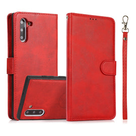 Calf Texture 2 in 1 Detachable Magnetic Back Cover Horizontal Flip Leather Case with Holder & Card Slots & Wallet & Photo Frame, For Samsung Galaxy Note10, For Samsung Galaxy Note10+, For Samsung Galaxy Note20, For Samsung Galaxy S10e                  ...