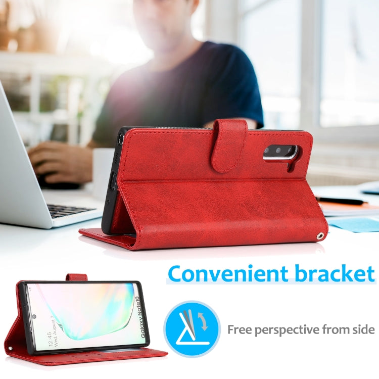 Calf Texture 2 in 1 Detachable Magnetic Back Cover Horizontal Flip Leather Case with Holder & Card Slots & Wallet & Photo Frame, For Samsung Galaxy Note10, For Samsung Galaxy Note10+, For Samsung Galaxy Note20, For Samsung Galaxy S10e                  ...