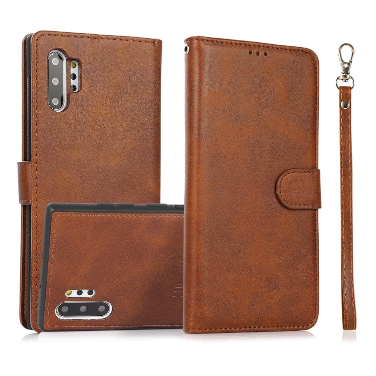 Calf Texture 2 in 1 Detachable Magnetic Back Cover Horizontal Flip Leather Case with Holder & Card Slots & Wallet & Photo Frame, For Samsung Galaxy Note10, For Samsung Galaxy Note10+, For Samsung Galaxy Note20, For Samsung Galaxy S10e                  ...