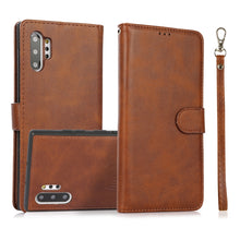 Load image into Gallery viewer, Calf Texture 2 in 1 Detachable Magnetic Back Cover Horizontal Flip Leather Case with Holder &amp; Card Slots &amp; Wallet &amp; Photo Frame, For Samsung Galaxy Note10, For Samsung Galaxy Note10+, For Samsung Galaxy Note20, For Samsung Galaxy S10e                  ...