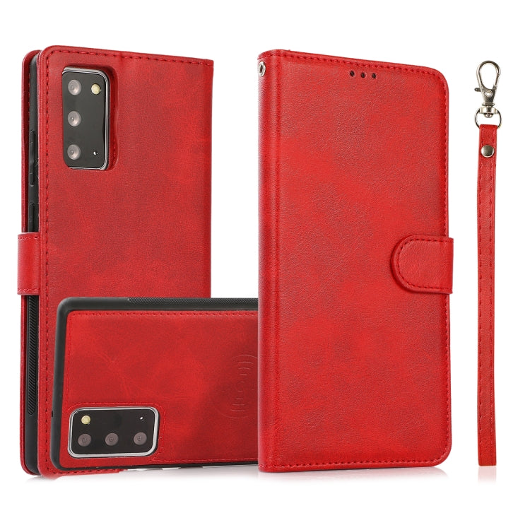 Calf Texture 2 in 1 Detachable Magnetic Back Cover Horizontal Flip Leather Case with Holder & Card Slots & Wallet & Photo Frame, For Samsung Galaxy Note10, For Samsung Galaxy Note10+, For Samsung Galaxy Note20, For Samsung Galaxy S10e                  ...