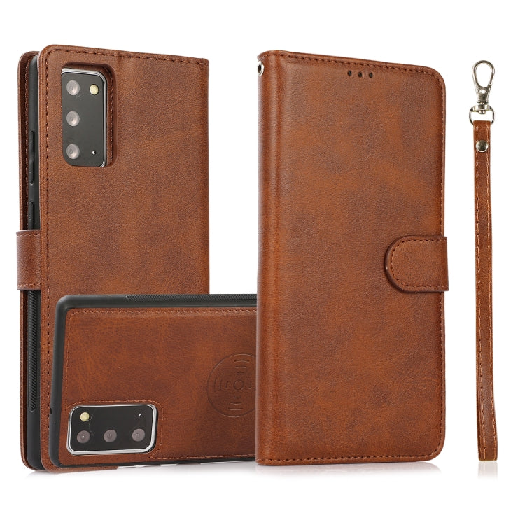 Calf Texture 2 in 1 Detachable Magnetic Back Cover Horizontal Flip Leather Case with Holder & Card Slots & Wallet & Photo Frame, For Samsung Galaxy Note10, For Samsung Galaxy Note10+, For Samsung Galaxy Note20, For Samsung Galaxy S10e                  ...