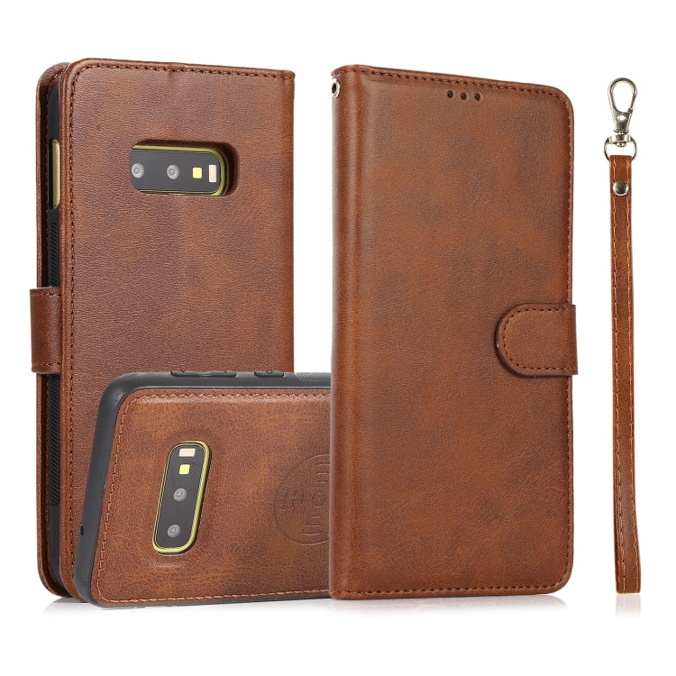 Calf Texture 2 in 1 Detachable Magnetic Back Cover Horizontal Flip Leather Case with Holder & Card Slots & Wallet & Photo Frame, For Samsung Galaxy Note10, For Samsung Galaxy Note10+, For Samsung Galaxy Note20, For Samsung Galaxy S10e                  ...