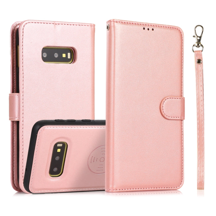 Calf Texture 2 in 1 Detachable Magnetic Back Cover Horizontal Flip Leather Case with Holder & Card Slots & Wallet & Photo Frame, For Samsung Galaxy Note10, For Samsung Galaxy Note10+, For Samsung Galaxy Note20, For Samsung Galaxy S10e                  ...