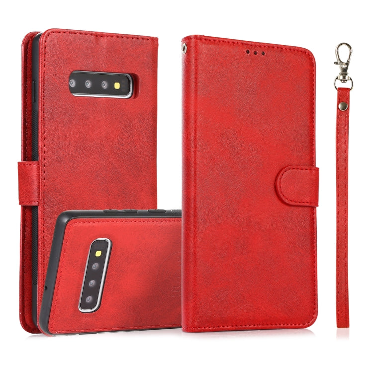 Calf Texture 2 in 1 Detachable Magnetic Back Cover Horizontal Flip Leather Case with Holder & Card Slots & Wallet & Photo Frame, For Samsung Galaxy Note10, For Samsung Galaxy Note10+, For Samsung Galaxy Note20, For Samsung Galaxy S10e                  ...