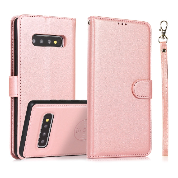 Calf Texture 2 in 1 Detachable Magnetic Back Cover Horizontal Flip Leather Case with Holder & Card Slots & Wallet & Photo Frame, For Samsung Galaxy Note10, For Samsung Galaxy Note10+, For Samsung Galaxy Note20, For Samsung Galaxy S10e                  ...
