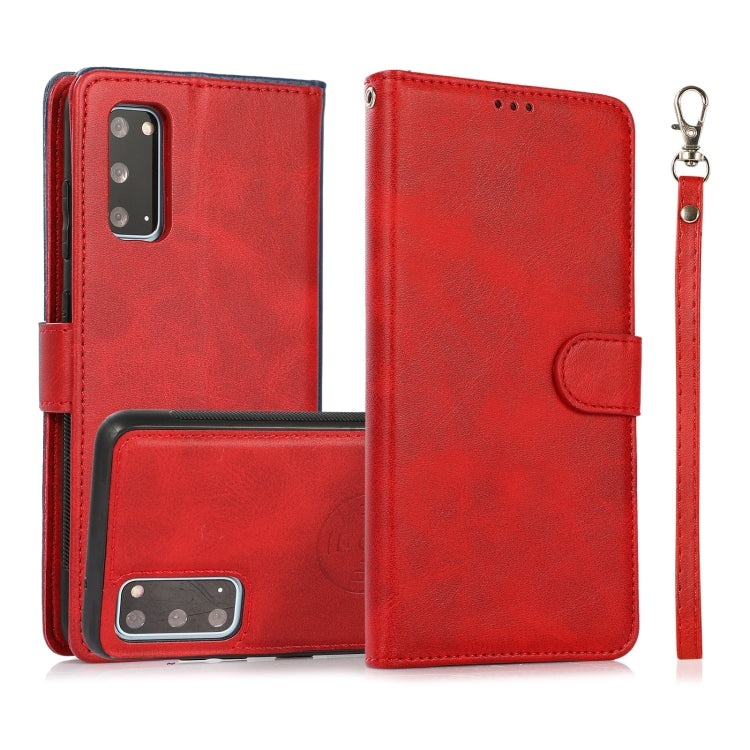 Calf Texture 2 in 1 Detachable Magnetic Back Cover Horizontal Flip Leather Case with Holder & Card Slots & Wallet & Photo Frame, For Samsung Galaxy Note10, For Samsung Galaxy Note10+, For Samsung Galaxy Note20, For Samsung Galaxy S10e                  ...