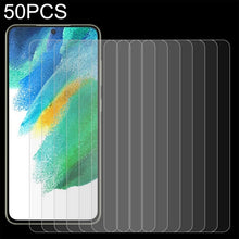 Load image into Gallery viewer, 50 PCS 0.26mm 9H 2.5D Tempered Glass Film, For OnePlus Nord CE 5G / Nord CE 2 5G (50 PCS), For Samsung Galaxy A22 4G (50 PCS), For Samsung Galaxy A22 5G  (50 PCS), For Samsung Galaxy S21 FE 5G (50 PCS)