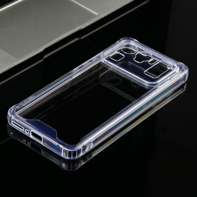 Four-corner Shockproof Transparent TPU + PC Protective Case, For Xiaomi Mi 11 Ultra, For Xiaomi Mi 11, For Xiaomi Mi 11 Lite
