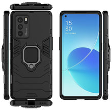 Load image into Gallery viewer, Shockproof PC + TPU Protective Case with Magnetic Ring Holder, For OPPO Reno6 Pro 5G, For OPPO Reno6 Pro+ 5G, For OPPO Reno6 5G, For Xiaomi Redmi Note 10 Pro 5G, For Honor Play 5T