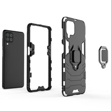 Load image into Gallery viewer, Shockproof PC + TPU Protective Case with Magnetic Ring Holder, For Samsung Galaxy A22 4G