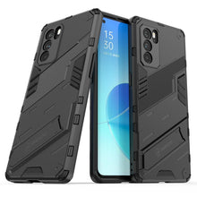Load image into Gallery viewer, Punk Armor 2 in 1 PC + TPU Shockproof Case with Invisible Holder, For OPPO Reno6 Pro 5G, For OPPO Reno6 5G, For Xiaomi Redmi Note 10 Pro 5G, For Samsung Galaxy M12
