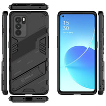 Load image into Gallery viewer, Punk Armor 2 in 1 PC + TPU Shockproof Case with Invisible Holder, For OPPO Reno6 Pro 5G, For OPPO Reno6 5G, For Xiaomi Redmi Note 10 Pro 5G, For Samsung Galaxy M12