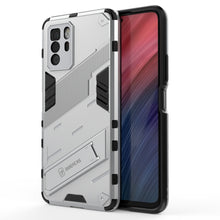 Load image into Gallery viewer, Punk Armor 2 in 1 PC + TPU Shockproof Case with Invisible Holder, For OPPO Reno6 Pro 5G, For OPPO Reno6 5G, For Xiaomi Redmi Note 10 Pro 5G, For Samsung Galaxy M12
