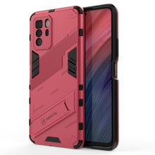 Load image into Gallery viewer, Punk Armor 2 in 1 PC + TPU Shockproof Case with Invisible Holder, For OPPO Reno6 Pro 5G, For OPPO Reno6 5G, For Xiaomi Redmi Note 10 Pro 5G, For Samsung Galaxy M12