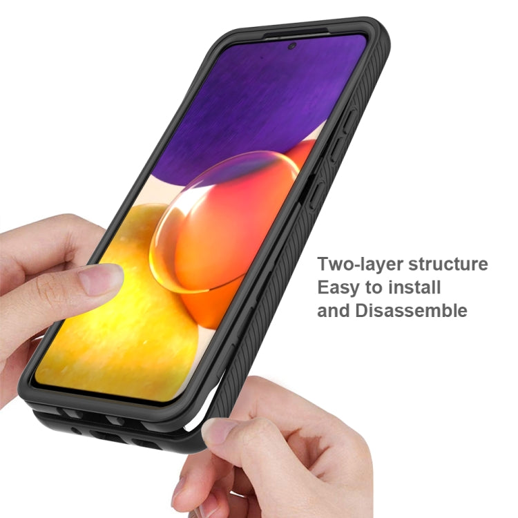 Starry Sky Solid Color Series Shockproof PC + TPU Case, For Samsung Galaxy A82 5G, For Samsung Galaxy A22 4G