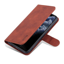 Load image into Gallery viewer, AZNS Skin Feel Calf Texture Horizontal Flip Leather Case with Card Slots &amp; Holder &amp; Wallet, For iPhone 11 Pro, For iPhone 11, For iPhone 11 Pro Max, For iPhone XS / X, For iPhone XS Max, For iPhone XR