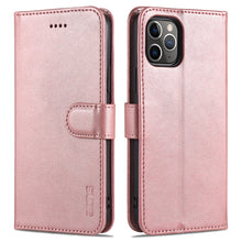 Load image into Gallery viewer, AZNS Skin Feel Calf Texture Horizontal Flip Leather Case with Card Slots &amp; Holder &amp; Wallet, For iPhone 11 Pro, For iPhone 11, For iPhone 11 Pro Max, For iPhone XS / X, For iPhone XS Max, For iPhone XR