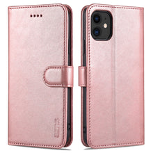 Load image into Gallery viewer, AZNS Skin Feel Calf Texture Horizontal Flip Leather Case with Card Slots &amp; Holder &amp; Wallet, For iPhone 11 Pro, For iPhone 11, For iPhone 11 Pro Max, For iPhone XS / X, For iPhone XS Max, For iPhone XR