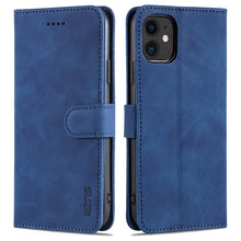 Load image into Gallery viewer, AZNS Skin Feel Calf Texture Horizontal Flip Leather Case with Card Slots &amp; Holder &amp; Wallet, For iPhone 11 Pro, For iPhone 11, For iPhone 11 Pro Max, For iPhone XS / X, For iPhone XS Max, For iPhone XR