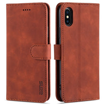 Load image into Gallery viewer, AZNS Skin Feel Calf Texture Horizontal Flip Leather Case with Card Slots &amp; Holder &amp; Wallet, For iPhone 11 Pro, For iPhone 11, For iPhone 11 Pro Max, For iPhone XS / X, For iPhone XS Max, For iPhone XR