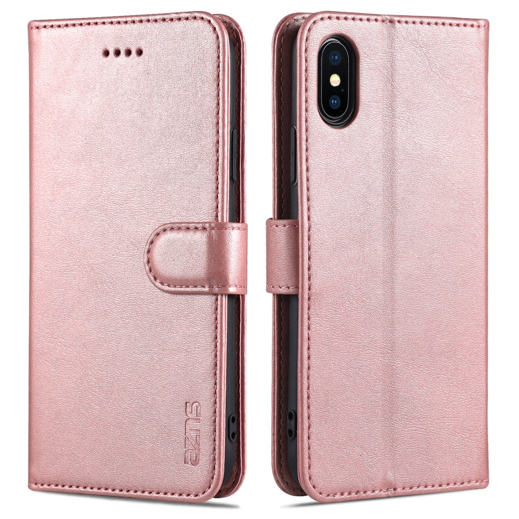 AZNS Skin Feel Calf Texture Horizontal Flip Leather Case with Card Slots & Holder & Wallet, For iPhone 11 Pro, For iPhone 11, For iPhone 11 Pro Max, For iPhone XS / X, For iPhone XS Max, For iPhone XR