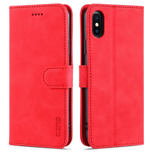 Load image into Gallery viewer, AZNS Skin Feel Calf Texture Horizontal Flip Leather Case with Card Slots &amp; Holder &amp; Wallet, For iPhone 11 Pro, For iPhone 11, For iPhone 11 Pro Max, For iPhone XS / X, For iPhone XS Max, For iPhone XR