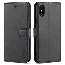 Load image into Gallery viewer, AZNS Skin Feel Calf Texture Horizontal Flip Leather Case with Card Slots &amp; Holder &amp; Wallet, For iPhone 11 Pro, For iPhone 11, For iPhone 11 Pro Max, For iPhone XS / X, For iPhone XS Max, For iPhone XR