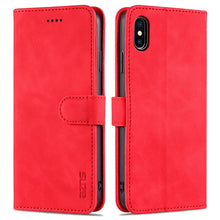 Load image into Gallery viewer, AZNS Skin Feel Calf Texture Horizontal Flip Leather Case with Card Slots &amp; Holder &amp; Wallet, For iPhone 11 Pro, For iPhone 11, For iPhone 11 Pro Max, For iPhone XS / X, For iPhone XS Max, For iPhone XR