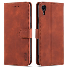 Load image into Gallery viewer, AZNS Skin Feel Calf Texture Horizontal Flip Leather Case with Card Slots &amp; Holder &amp; Wallet, For iPhone 11 Pro, For iPhone 11, For iPhone 11 Pro Max, For iPhone XS / X, For iPhone XS Max, For iPhone XR