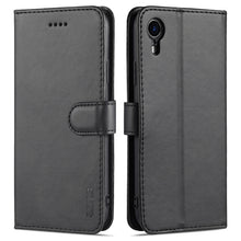 Load image into Gallery viewer, AZNS Skin Feel Calf Texture Horizontal Flip Leather Case with Card Slots &amp; Holder &amp; Wallet, For iPhone 11 Pro, For iPhone 11, For iPhone 11 Pro Max, For iPhone XS / X, For iPhone XS Max, For iPhone XR