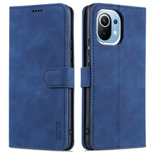 Load image into Gallery viewer, AZNS Skin Feel Calf Texture Horizontal Flip Leather Case with Card Slots &amp; Holder &amp; Wallet, For Xiaomi Mi 11, For vivo Y73s / S7e, For OPPO A15 / A35 4G