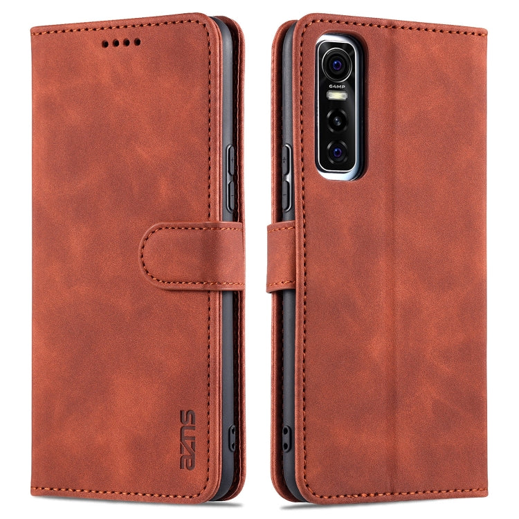 AZNS Skin Feel Calf Texture Horizontal Flip Leather Case with Card Slots & Holder & Wallet, For Xiaomi Mi 11, For vivo Y73s / S7e, For OPPO A15 / A35 4G