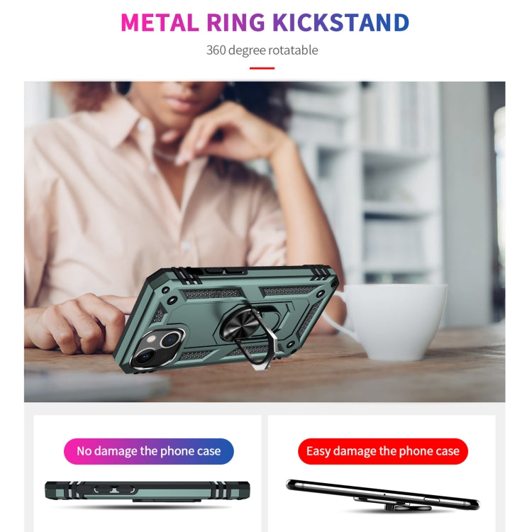 Shockproof TPU + PC Protective Case with 360 Degree Rotating Holder, For iPhone 13 mini, For iPhone 13, For iPhone 13 Pro, For iPhone 13 Pro Max