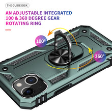 Load image into Gallery viewer, Shockproof TPU + PC Protective Case with 360 Degree Rotating Holder, For iPhone 13 mini, For iPhone 13, For iPhone 13 Pro, For iPhone 13 Pro Max