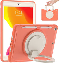 Load image into Gallery viewer, Shocproof Silicone + PC Protective Case with 360 Degree Rotation Foldable Handle Grip Holder &amp; Pen Slot, For iPad 10.2 2021 / 2020 / 2019