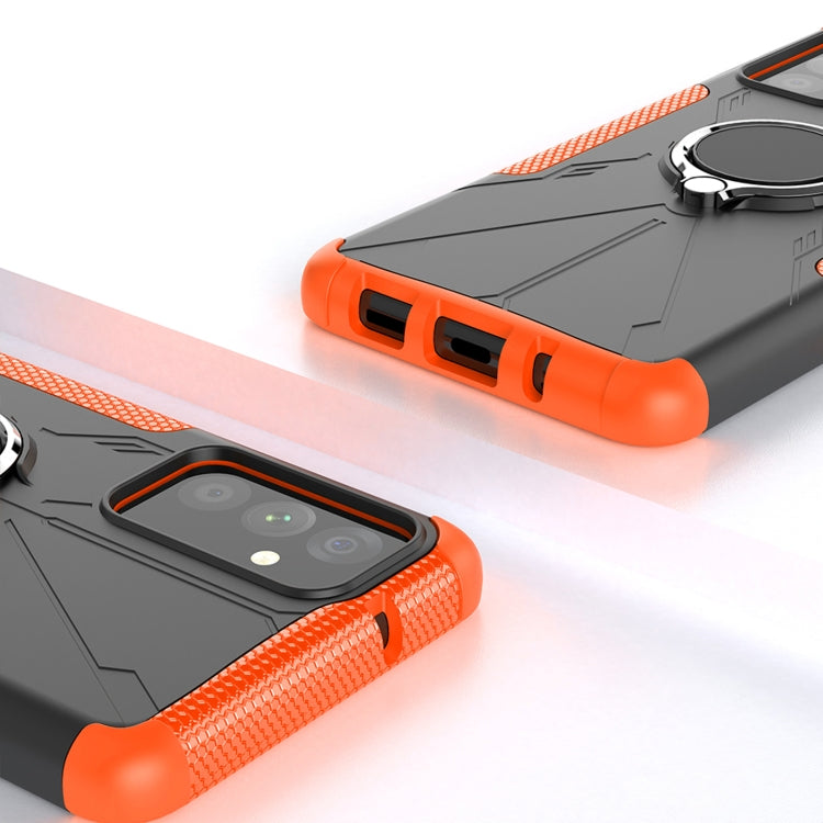 Machine Armor Bear Shockproof PC + TPU Protective Case with Ring Holder, For Samsung Galaxy A82 5G, For Samsung Galaxy S21 FE