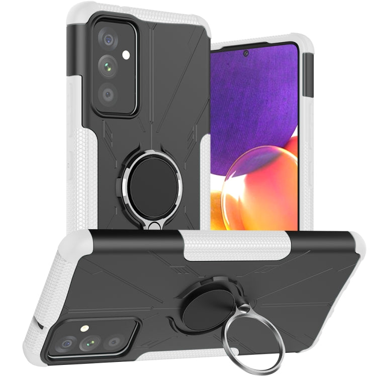 Machine Armor Bear Shockproof PC + TPU Protective Case with Ring Holder, For Samsung Galaxy A82 5G, For Samsung Galaxy S21 FE
