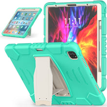 Load image into Gallery viewer, 3-Layer Protection  Screen Frame + PC + Silicone Shockproof Combination Case with Holder, For iPad Pro 12.9 2022 / 2021, For iPad Pro 12.9 2020