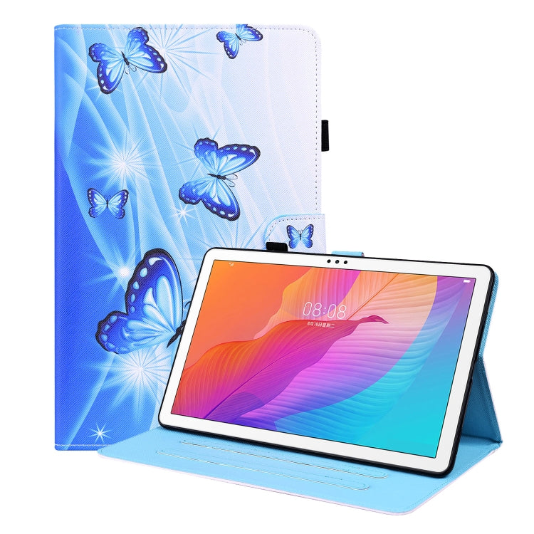 Animal Pattern Horizontal Flip Leather Case with Holder & Card Slots & Photo Frame, For Huawei MediaPad T5 10.1 inch, For Huawei MatePad T 10 / T 10s / Honor Enjoy 2 10.1