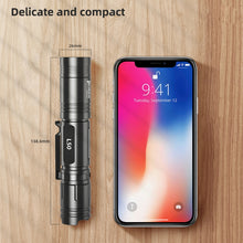 Load image into Gallery viewer, WUBEN L50 Outdoor Portable LED Strong Light USB Rechargeable Aluminum Flashlight, L50