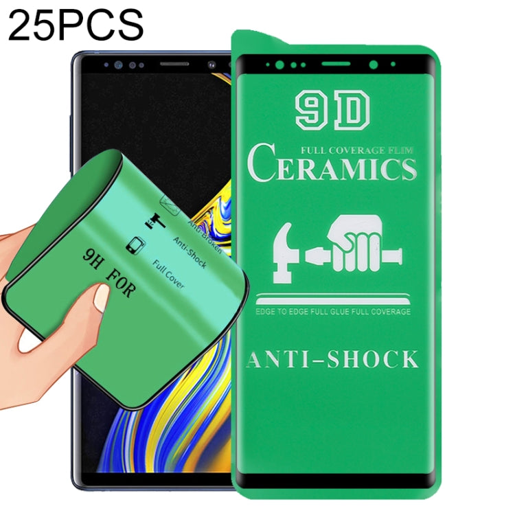 25 PCS 9D Full Screen Full Glue Ceramic Film, For Samsung Galaxy Note8 (25 PCS), For Samsung Galaxy Note9 (25 PCS), For Samsung Galaxy Note10 (25 PCS), For OnePlus 8 / 8 5G UW Verizon (25 PCS), For Samsung Galaxy Note10+ (25 PCS)                       ...