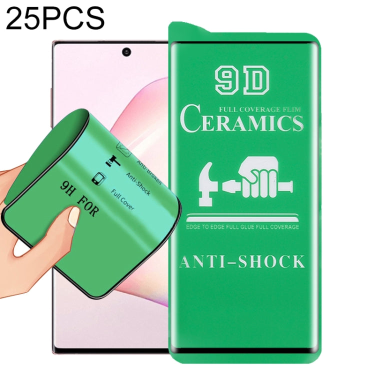25 PCS 9D Full Screen Full Glue Ceramic Film, For Samsung Galaxy Note8 (25 PCS), For Samsung Galaxy Note9 (25 PCS), For Samsung Galaxy Note10 (25 PCS), For OnePlus 8 / 8 5G UW Verizon (25 PCS), For Samsung Galaxy Note10+ (25 PCS)                       ...