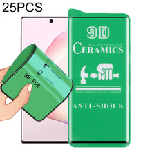 Load image into Gallery viewer, 25 PCS 9D Full Screen Full Glue Ceramic Film, For Samsung Galaxy Note8 (25 PCS), For Samsung Galaxy Note9 (25 PCS), For Samsung Galaxy Note10 (25 PCS), For OnePlus 8 / 8 5G UW Verizon (25 PCS), For Samsung Galaxy Note10+ (25 PCS)                       ...