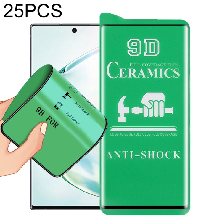 25 PCS 9D Full Screen Full Glue Ceramic Film, For Samsung Galaxy Note8 (25 PCS), For Samsung Galaxy Note9 (25 PCS), For Samsung Galaxy Note10 (25 PCS), For OnePlus 8 / 8 5G UW Verizon (25 PCS), For Samsung Galaxy Note10+ (25 PCS)                       ...