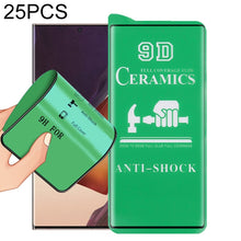 Load image into Gallery viewer, 25 PCS 9D Full Screen Full Glue Ceramic Film, For Samsung Galaxy Note8 (25 PCS), For Samsung Galaxy Note9 (25 PCS), For Samsung Galaxy Note10 (25 PCS), For OnePlus 8 / 8 5G UW Verizon (25 PCS), For Samsung Galaxy Note10+ (25 PCS)                       ...